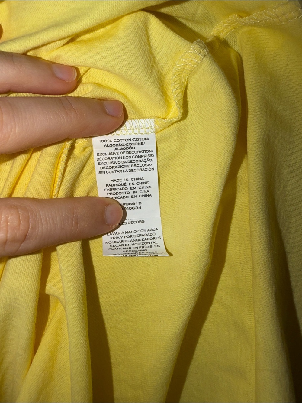 Marc Jacobs 'Nice Pear' Yellow Ringer Tee - Picture 3 of 5